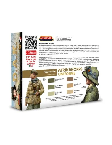 D.A.K. Uniform Colors 6 x 22 ml - Lifecolor CS58