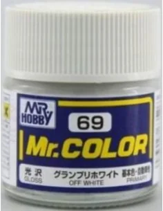 Mr Hobby -Gunze Mr. Color (10 ml) Off White - Mr Hobby - Gunze C-069