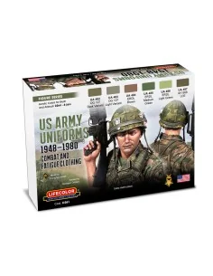 US Army Uniforms 1948-1980 6 x 22 ml - Lifecolor CS61