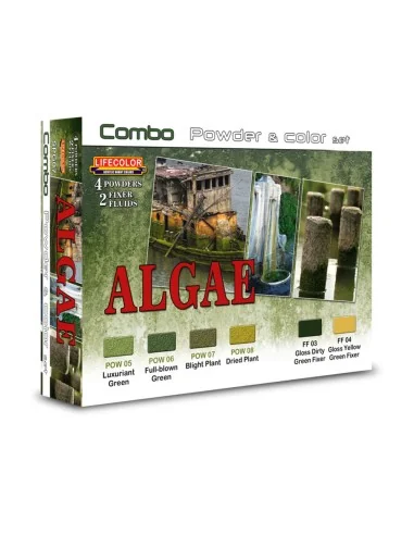 Algae 6 x 22 ml - Lifecolor SPG07