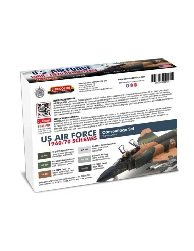US Air Force 1960-1970 Camouflage 6 x 22 ml - Lifecolor CS62