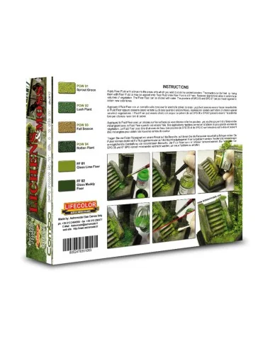 Lichens & Moss 6 x 22 ml - Lifecolor SPG06
