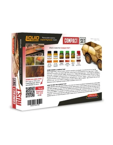 Compact Rust 6 x 22 ml - Lifecolor SPG09