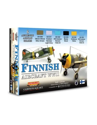 Finnish Aircraft WWII 6 x 22 ml - Lifecolor XS09