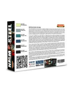 NMM – Non Metallic Metal – Set 2 STEEL 6 x 22 ml - Lifecolor CS54 2