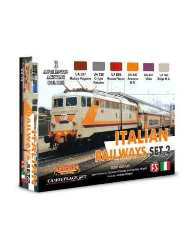 [NO_DESC] Italian Railways Set 2 6 x 22 ml - Lifecolor XS14