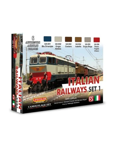 Italian Railways Set 1 6 x 22 ml - Lifecolor XS13