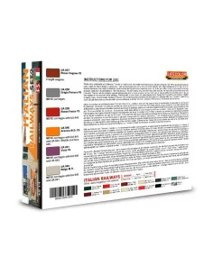 [NO_DESC] Italian Railways Set 2 6 x 22 ml - Lifecolor XS14 2