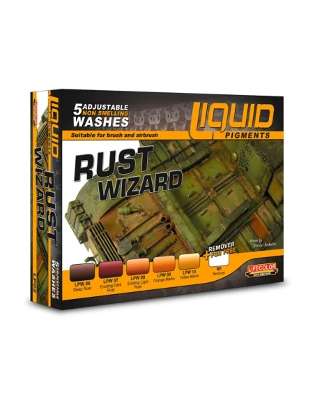 Rust Wizard 6 x 22 ml - Lifecolor LP02