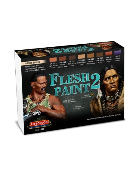 Flesh Paint Set 2 8 x 22 ml - Lifecolor CE03