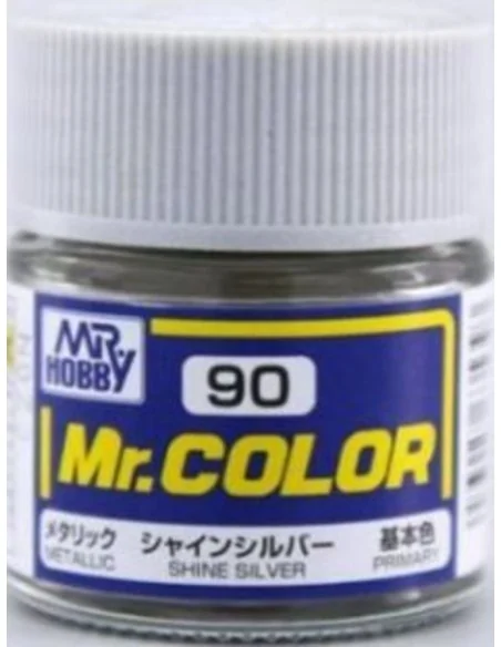 Mr Hobby -Gunze Mr. Color (10 ml) Shine Silver - Mr Hobby - Gunze C...