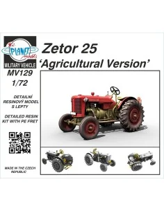 Zetor 25 Agricultural Version, 1/72 - Planet Models 129-MV129