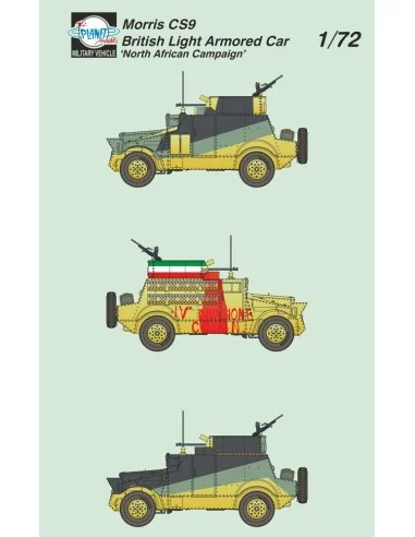 Morris CS9 British Light Armored Car ‘North African Campaign’1/72 -...