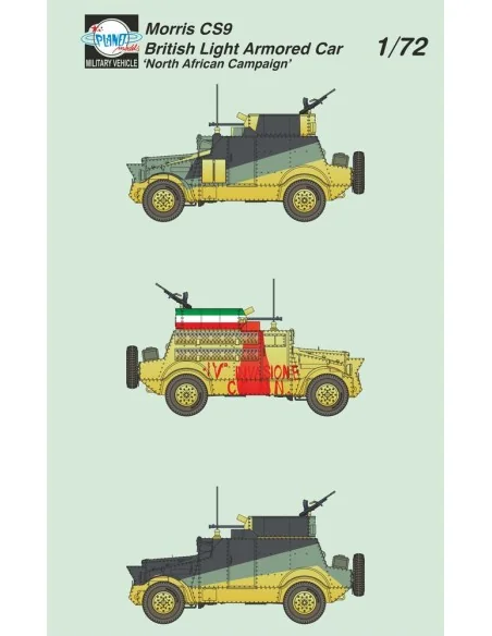 Morris CS9 British Light Armored Car ‘North African Campaign’1/72 -...