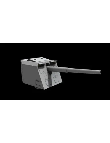 15 cm TbtsK C/36 WWII German Atlantic Wall Gun, 1/72 - Planet Model...
