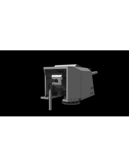 15 cm TbtsK C/36 WWII German Atlantic Wall Gun, 1/72 - Planet Model...