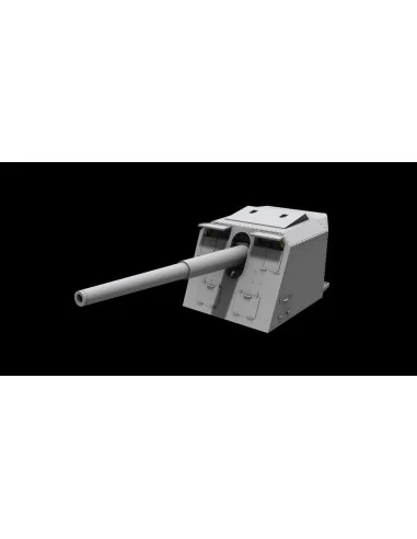15 cm TbtsK C/36 WWII German Atlantic Wall Gun, 1/72 - Planet Model...