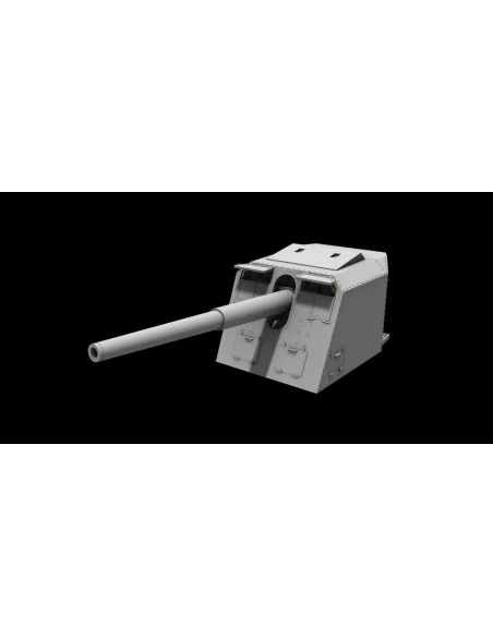 15 cm TbtsK C/36 WWII German Atlantic Wall Gun, 1/72 - Planet Model...