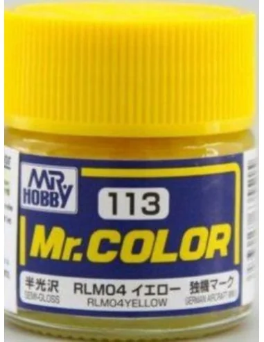 Mr Hobby -Gunze Mr. Color (10 ml) RLM04 Yellow - Mr Hobby - Gunze C...