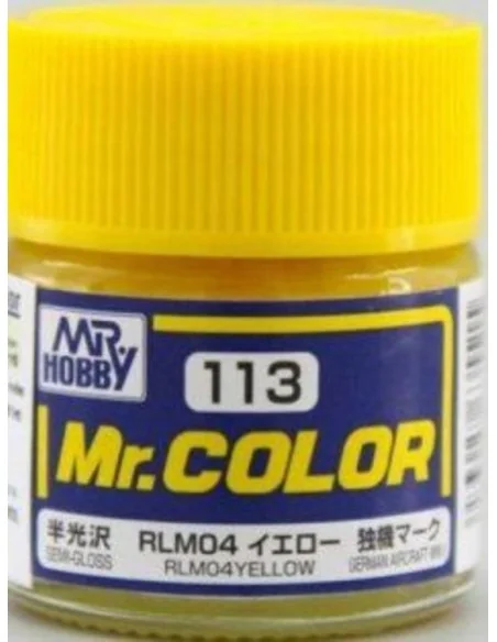 Mr Hobby -Gunze Mr. Color (10 ml) RLM04 Yellow - Mr Hobby - Gunze C...