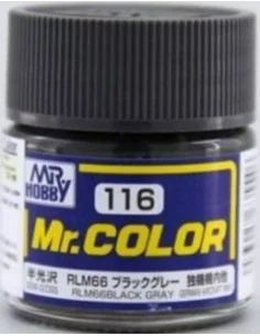 Mr Hobby -Gunze Mr. Color (10 ml) RLM66 Black Gray - Mr Hobby - Gun...