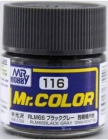 Mr Hobby -Gunze Mr. Color (10 ml) RLM66 Black Gray - Mr Hobby - Gun...