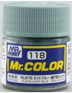 Mr Hobby -Gunze Mr. Color (10 ml) RLM78 Light Blue - Mr Hobby - Gun...