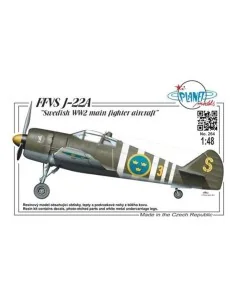 FFVS J-22A Swedish WW2 main fighter airc, 1/48 - Planet Models 129-... 2