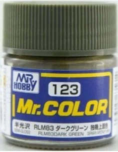Mr Hobby -Gunze Mr. Color (10 ml) RLM83 Dark Green - Mr Hobby - Gun...