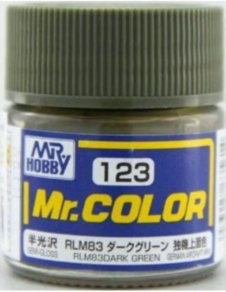 Mr Hobby -Gunze Mr. Color (10 ml) RLM83 Dark Green - Mr Hobby - Gun...