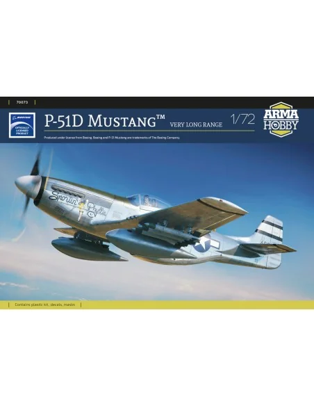 P-51D Mustang™ Very Long Range, 1/72 - Arma Hobby 70073