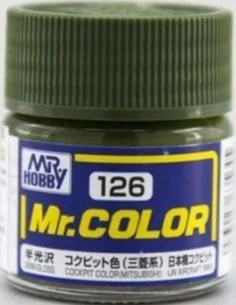 Mr Hobby -Gunze Mr. Color (10 ml) Cockpit Color (Mitsubishi) - Mr H...