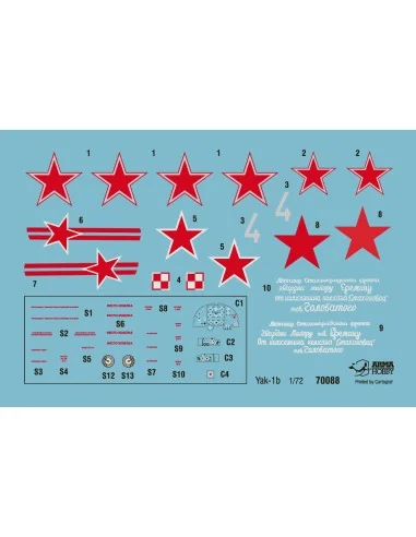 Jak-1b, 1/72 - Arma Hobby 70088