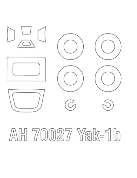 [NO_DESC] Jak-1b, 1/72 - Arma Hobby 70088