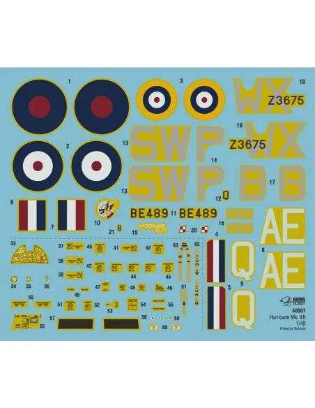 Hurricane Mk IIb, 1/48 - Arma Hobby 40007