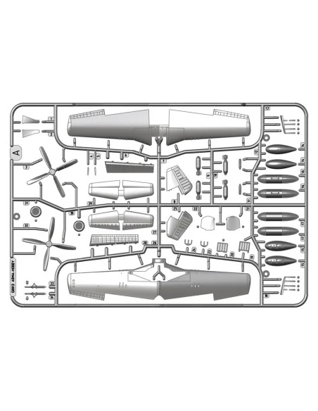P-51D Mustang™ Very Long Range, 1/72 - Arma Hobby 70073