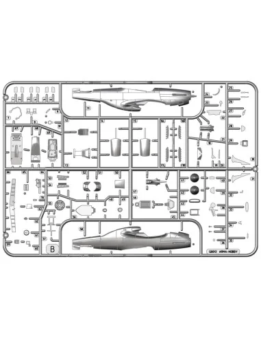 P-51D Mustang™ Very Long Range, 1/72 - Arma Hobby 70073