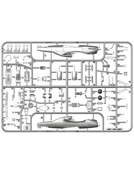 [NO_DESC] P-51D Mustang™ Very Long Range, 1/72 - Arma Hobby 70073
