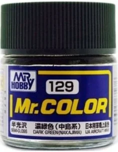 Mr Hobby -Gunze Mr. Color (10 ml) Dark Green (Nakajima) - Mr Hobby ...