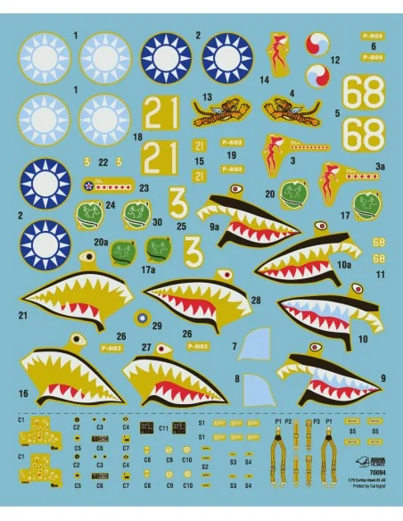 Curtiss Hawk 81-A2, 1/72 - Arma Hobby 70094