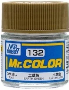 Mr Hobby -Gunze Mr. Color (10 ml) Earth Green - Mr Hobby - Gunze C-132