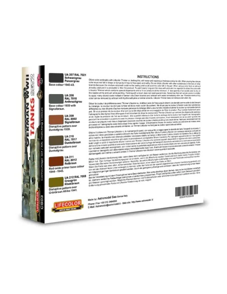 German vehicle WWII set n.2 - Lifecolor CS03