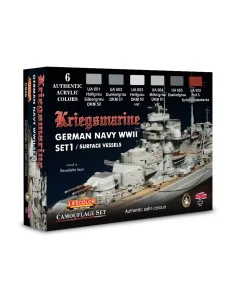 German WWII Kriegsmarine n.1 Camoufl.set - Lifecolor CS09