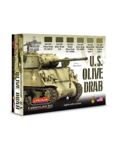 Olive Drab colors - Lifecolor CS11