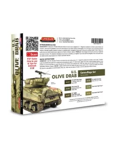Olive Drab colors - Lifecolor CS11 2
