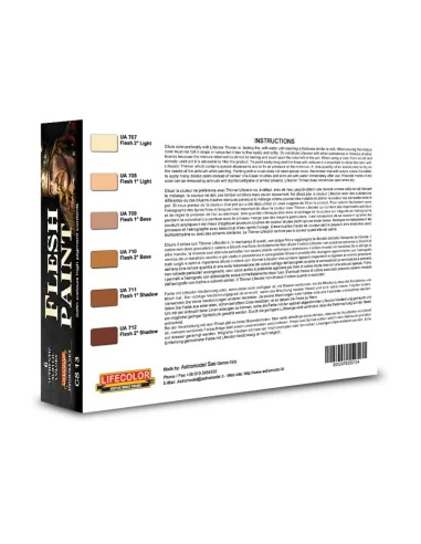 Flesh paint set - Lifecolor CS13