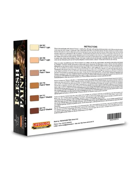 Flesh paint set - Lifecolor CS13
