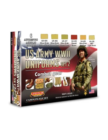 WWII US combat gear - Lifecolor CS18