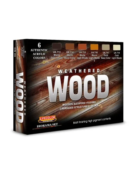 Weathered wood - Lifecolor CS20