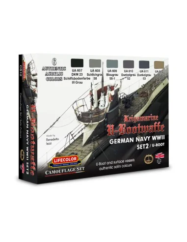 German WWII Kriegsmarine n.2 Camoufl.set - Lifecolor CS12